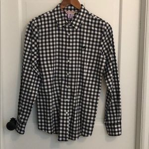 Brooks Brothers Black & White Gingham shirt